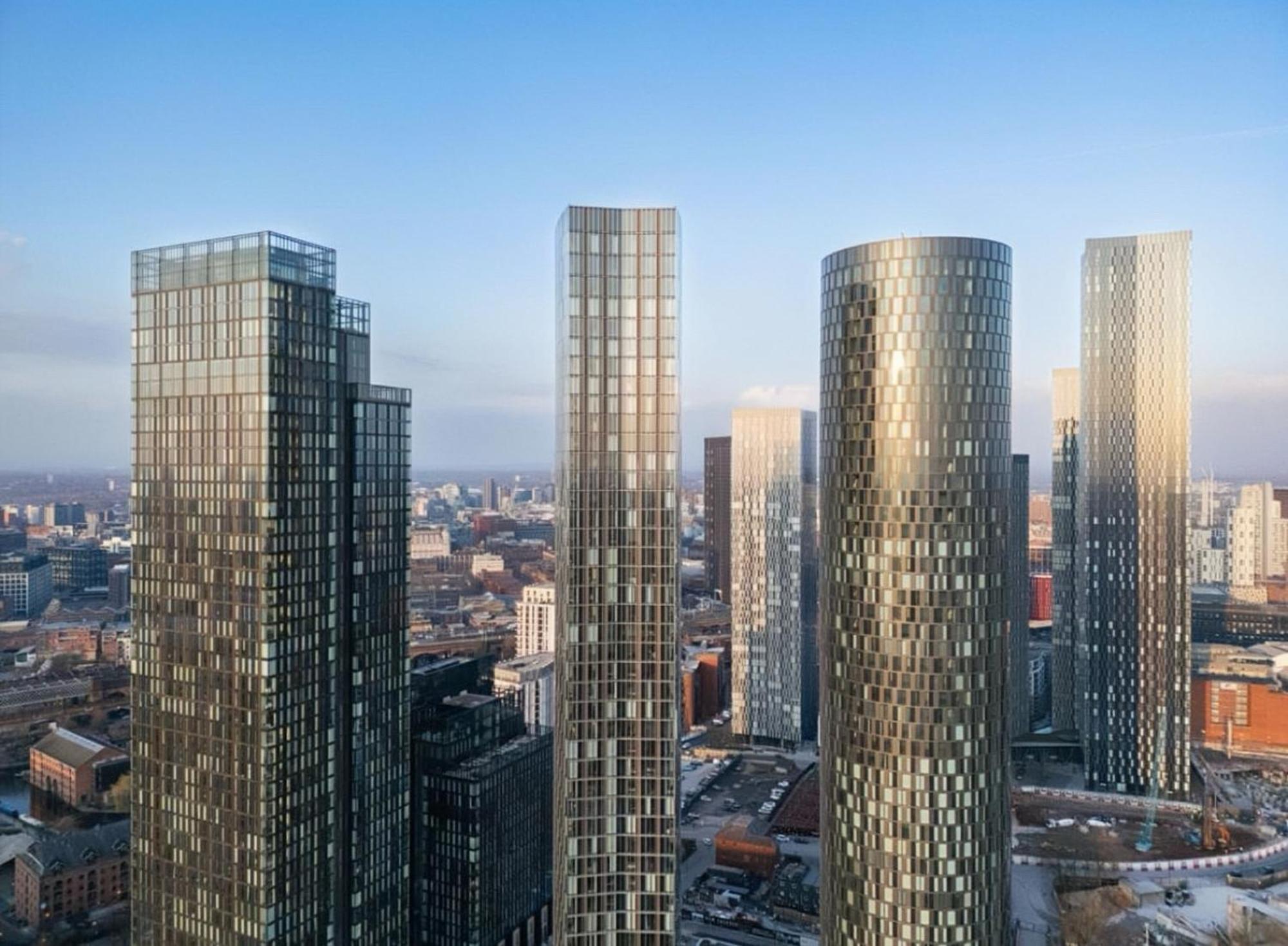 Luxury 2 Bed Penthouse With Stunning Views In Manchester City Centre Exterior photo